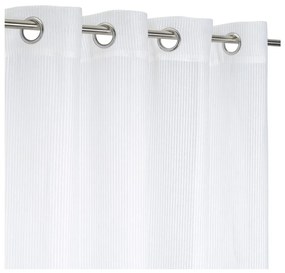 Biała firanka z mieszanki lnu 140x260 cm Fifties – Casa Selección