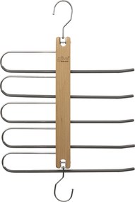 Drewniany wieszak na spodnie, 5 par