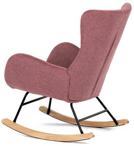 Fotel bujany PINK2, różowy