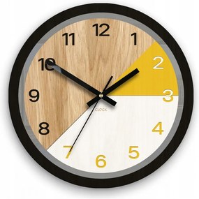 Zegar ścienny nowoczesny z cichym mechanizmem do salonu sypialni okrągły