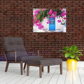 Obraz - Tradycyjny grecki dom (70x50 cm)
