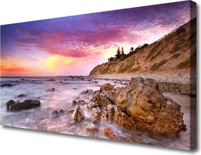 Obraz canvas na ścianę Skaliste Wybrzeże Oceanu