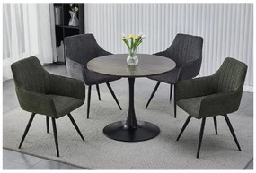 Okrągły stół jadalniany AMADEO II 90x90 cm, dekor orzech