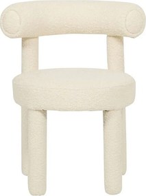 Krzesło 62x80x58 cm Jasny Krem Leith LET77L