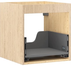 Mexen Box-A korpus szafki podumywalkowej 45 cm, 1 szuflada, dąb - 91AX0-0450-470-1-81