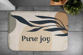 Antypoślizgowy dywanik łazienkowy Antypoślizgowy dywanik łazienkowy Roślina Liść