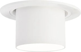 Nowoczesny wpuszczany reflektor okrągły biały regulowany - Installa