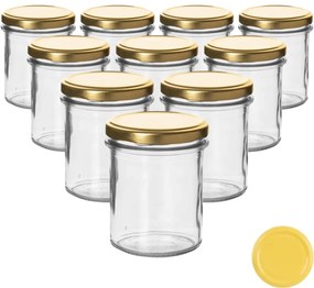 Orion Zestaw słoików do przetworów z pokrywką 0,2 l, 10 szt.