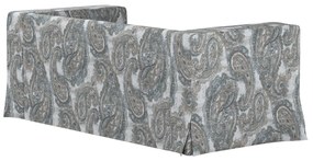 Pokrowiec na sofę Klippan 2-osobową długi z kontrafałdami