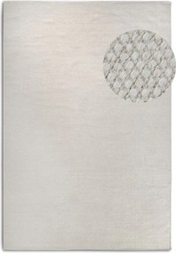 Dywan wełniano-bawełniany Delhi naturalnie kremowy 120 cm x 170 cm