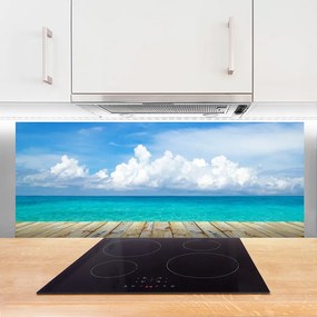 Szkło do Kuchni na Ścianę Molo prowadzące w Nieznane