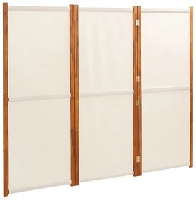 Klasyczny kremowy parawan pokojowy R0-G48