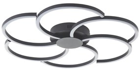 Brilliant - LED Plafon FICO LED/32W/230V śr. 65 cm czarny