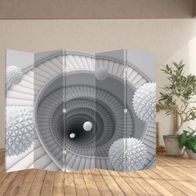Parawan - Abstrakcja 3D (210x170 cm)