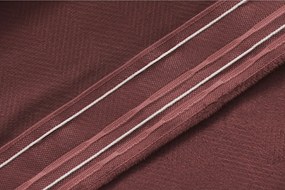 Zasłona zaciemniająca ELVIO VELVET 140x250 cm, staroróżowa Zawieszanie: Metalowe pierścienie