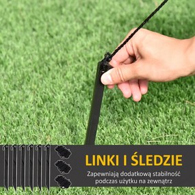 HOMCOM Nadmuchiwana dekoracja świąteczna, 2,5 m nadmuchiwany pingwin z 3 diodami LED, 162 x 100 x 250 cm, Wielokolorowy | Aosom PL