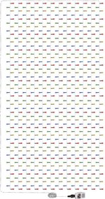 Świąteczna kurtyna świetlna - 3x6m, 600 LED, kolorowa