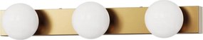 Brilagi - LED oświetlenie do lustra łazienkowego HOLLYWOOD 3xLED/3W/230V IP44 złote