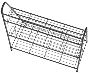 Regał metalowy Veruma, ciemnoszary