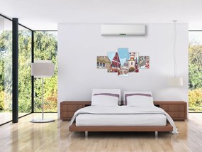 Obraz - Zimowa aleja (125x70 cm)