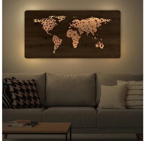 Li-Go 4457/A/4 - Dekoracja ścienna LED/10W/5V 30000 mAh 120x60 cm dąb