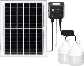 Aigostar - Solarny żyrandol LED 2xLED/70W/12V 12000 mAh 6500K śr. 12 cm