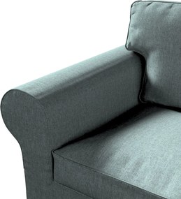 Pokrowiec na sofę Ektorp 2-osobową rozkładaną, model po 2012 kolor niebieski tkanina strukturalna