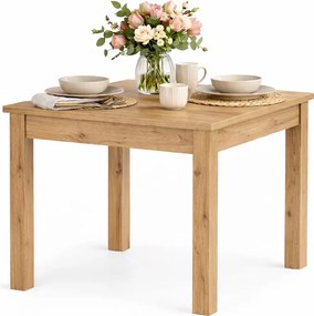 Mały kwadratowy stół dąb artisan 80x80 cm A9-Z00