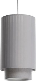 Lampa wisząca DUO LAMI LINE 20 szara