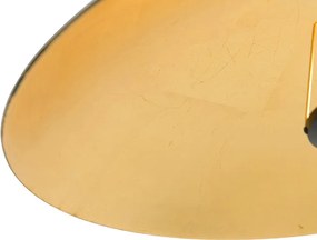 Wisząca lampa vintage czarna ze złotem 60 cm - Emilienne