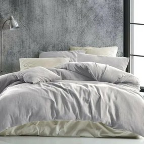 Kvalitex Pościel muślinowa  jasnoszary, 220 x 200cm, 2 szt. 70 x 90 cm, 220 x 200 cm, 2 szt. 70 x 90 cm