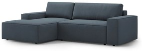 Niebieski rozkładany narożnik (lewostronny) Jodie – Micadoni Home