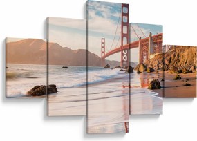 Obraz - Golden Gate Bridge (125x70 cm)