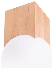 Plafon SOLIS naturalne drewno SOLLUX  LIGHTING