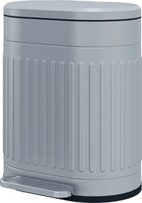 HOMCOM Kosz na śmieci 20L z pedałem, pokrywą, wyjmowanym pojemnikiem wewnętrznym, mechanizm Soft-Close, 36,5 x 31,2 x 45 cm, szary | Aosom PL