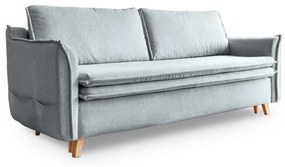 Jasnoszara rozkładana sofa 225 cm Charming Charlie – Miuform