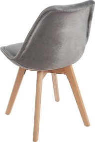 Zestaw 4 Krzese Synk Aksamitne