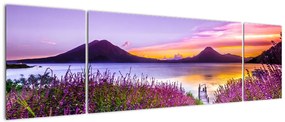 Obraz jeziora (170x50 cm)