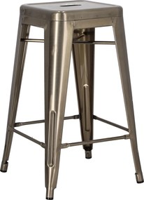 Stołek barowy Paris insp. Tolix 66 cm metaliczny