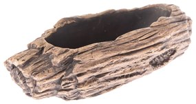 Betonowa osłonka na doniczkę Brown bark, 20 x 6 x 10,5 cm