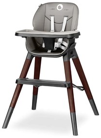 Lionelo - Dziecięce krzesełko do karmienia 2w1 MONA Black Onyx