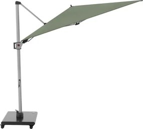 HYPERION 330 x 240 PRESTIGE - luksusowy huśtawkowy parasol ogrodowy z bocznym drążkiem : Kolor parasola - Khaki