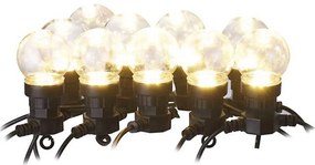 LED Zewnętrzny łańcuch dekoracyjny 50xLED/10m IP44 przezroczysty