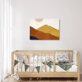 Obraz na szkle - Góry akwarelowe N⁰1 (70x50 cm)