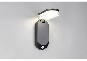 Zewnętrzna solarna lampa ścienna LED (wysokość 26 cm) Lagoas – Trio