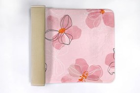 Dywanik do łazienki Dywanik do łazienki Kwiaty Różowe