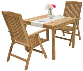 Zestaw ogrodowy teak LAGUNA QUATRO 1+2
