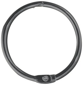 Kółka do zasłony prysznicowej w kolorze matowej czerni zestaw 12 szt. Ringo Small – Spirella