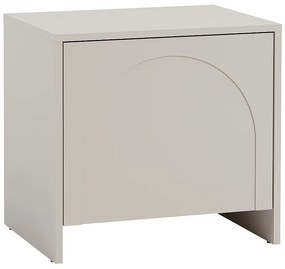 Zestaw 2 szafek nocnych jednodrzwiowych  - Beżowy - NALYRA od Maison Céphy