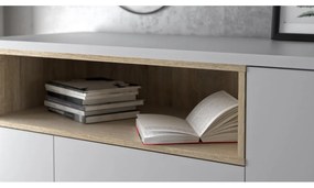 Biała komoda 176x90x49 cm Roomers – Tvilum